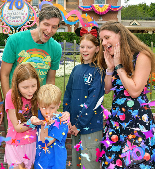 Michelle Atkinson with family